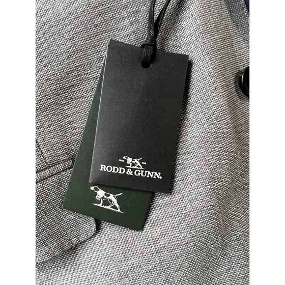 Rodd & Gunn Newbridge Wool Tailored Suit Jacket in Dusk Men's Size 46R NWT - Picture 6 of 7